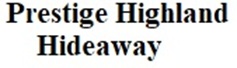 Prestige Highland Hideaway Logo